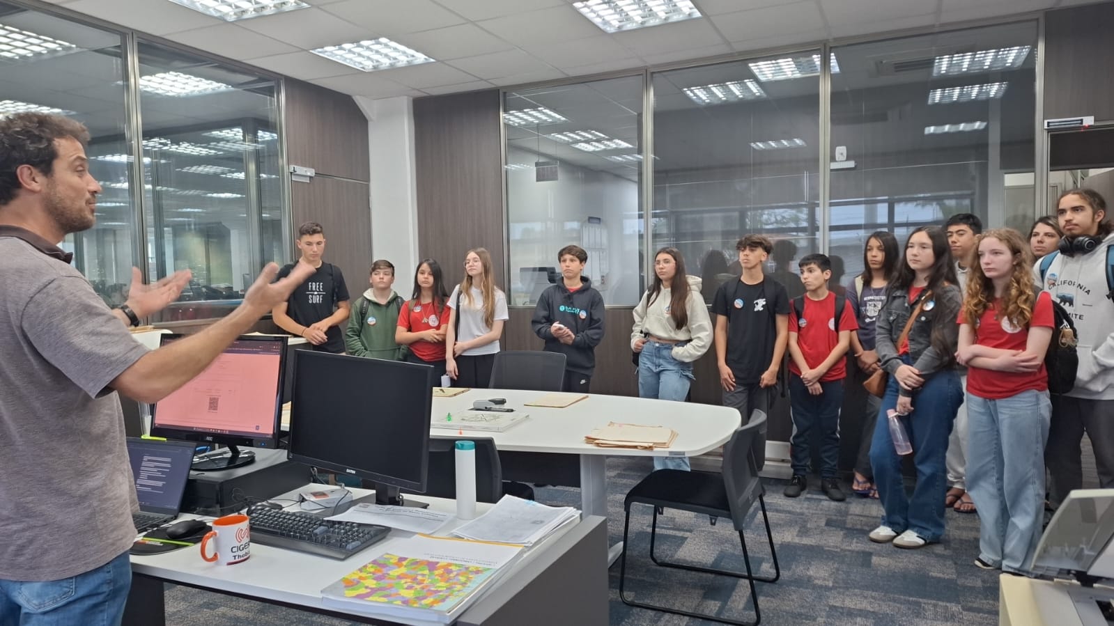 Estudantes de Garopaba participam do Projeto Escola na Defesa Civil