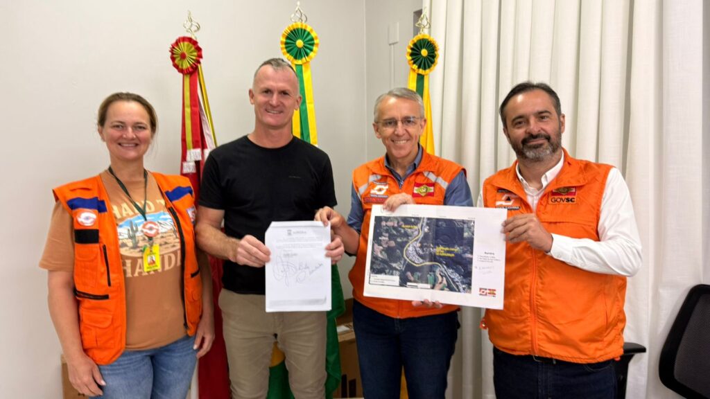 Secretário Mário Hildebrandt cumpriu agenda nos municípios nesta segunda-feira, para detalhar os investimentos que reforçam a proteção e a prevenção em todo o Estado