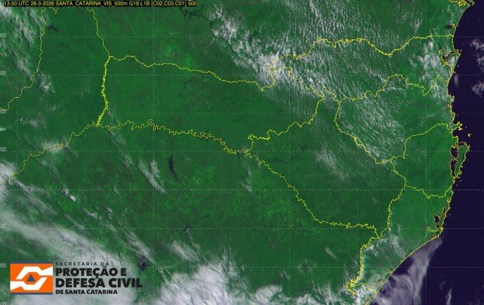 Monitoramento Meteorológico SDC/SC 26/03 11:16