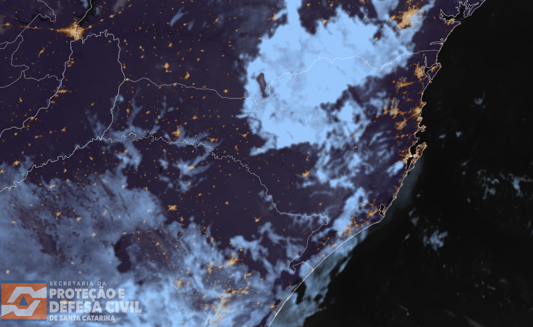 Monitoramento Meteorológico SDC/SC 26/03 05:35