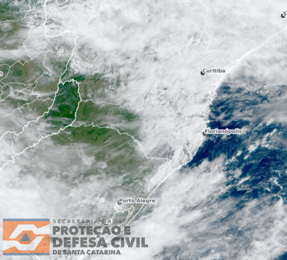 Monitoramento Meteorológico SDC/SC 11/03 11:40