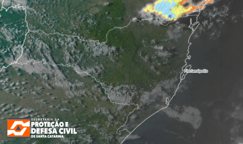Monitoramento Meteorológico SDC/SC 17/04 17:50