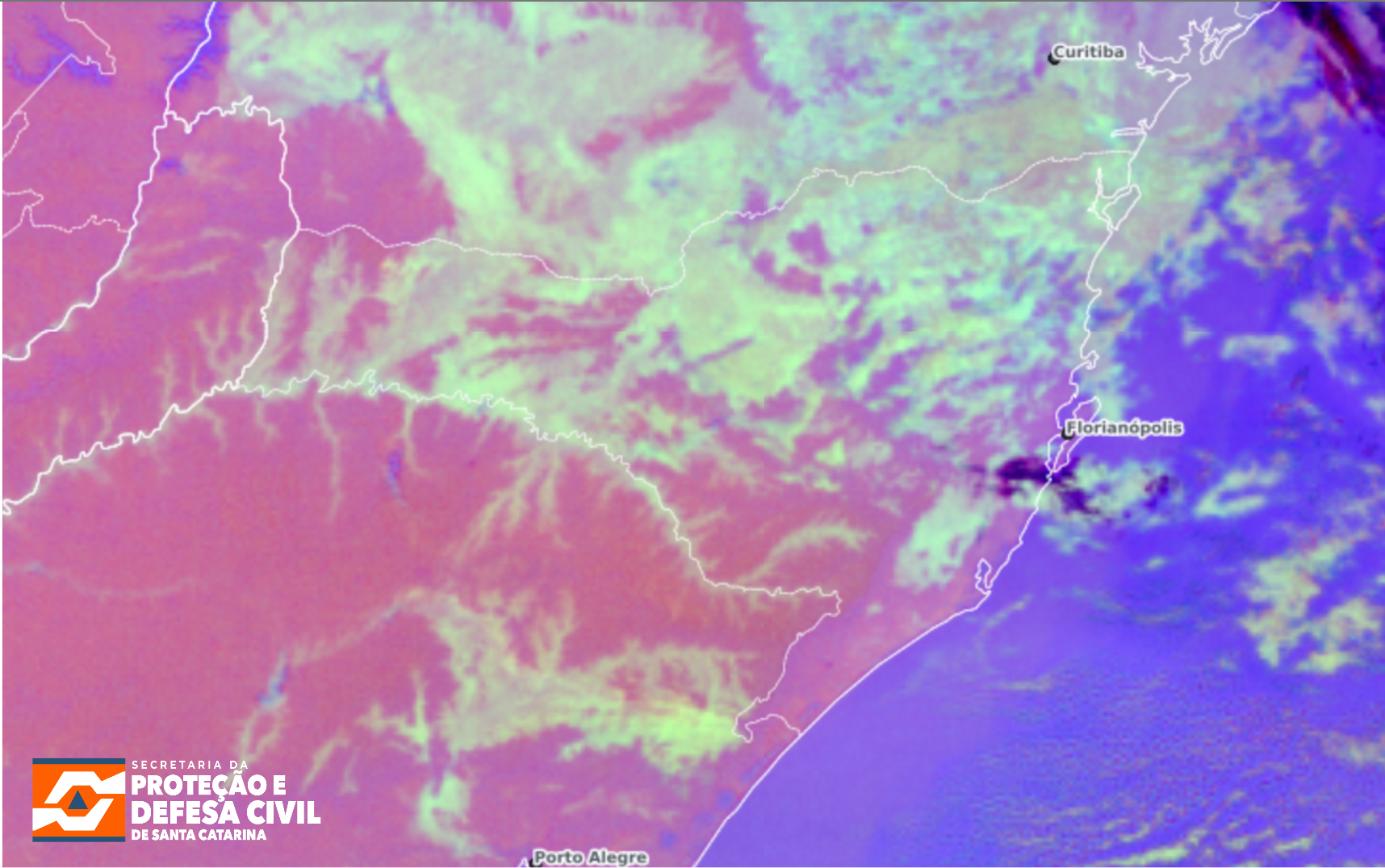 Monitoramento Meteorológico SDC/SC 20/05 05:30