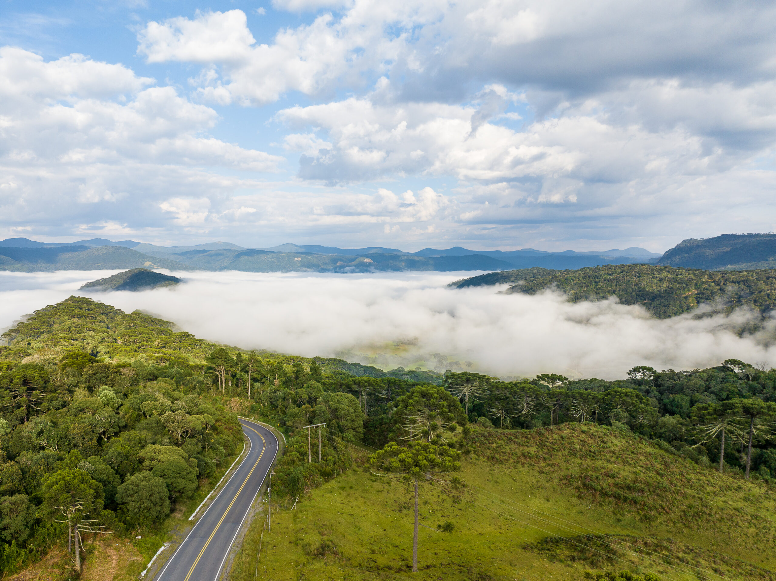 Massa de ar frio derruba temperaturas na Serra catarinense e mantém tempo firme até quinta-feira (18)